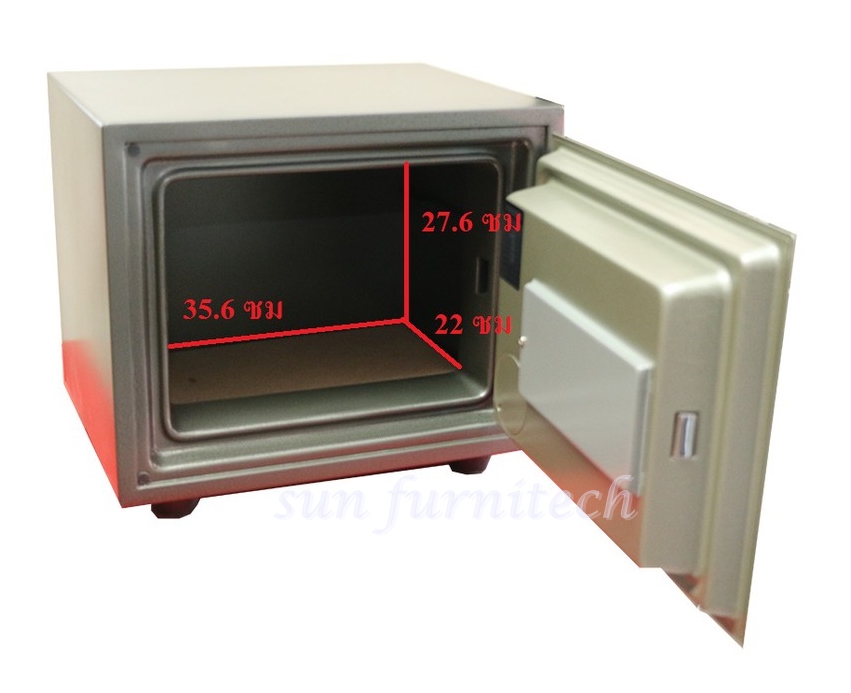 ตู้เซฟนิรภัยขนาดเล็ก น้ำหนัก 25 กก. ยี่ห้อ LEECO ( ลีโก้ ) รุ่น NES-9