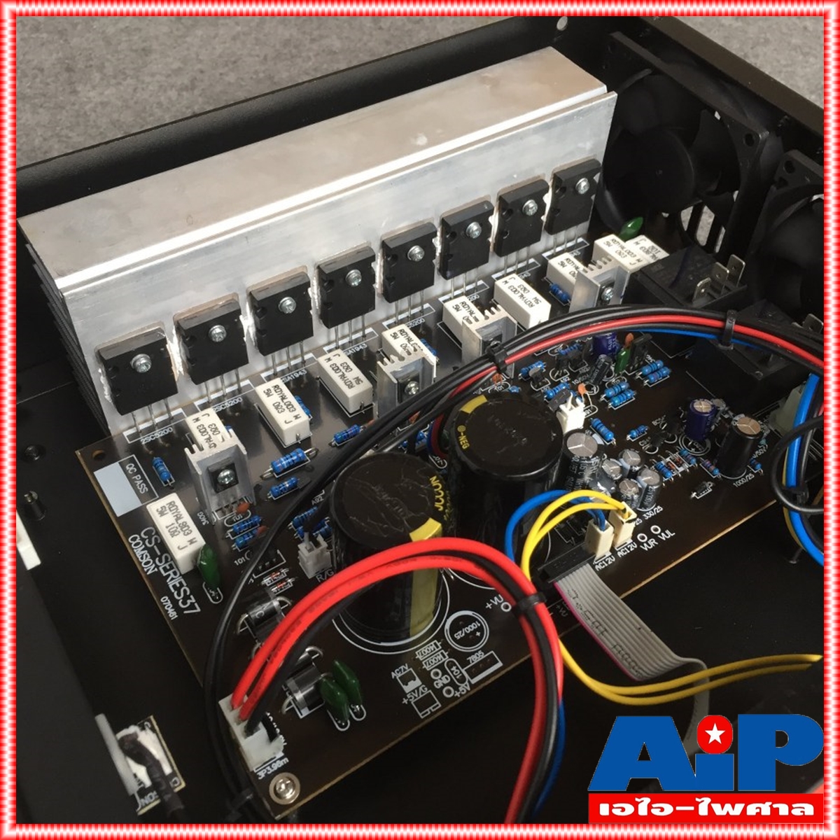 COMSON CS-1000 poweramp Output power 260W to 1,150W.RMS ระบบจ่ายไฟแบบหม้อแปลง CS1000 CS 1000 เอไอ-ไพศาล