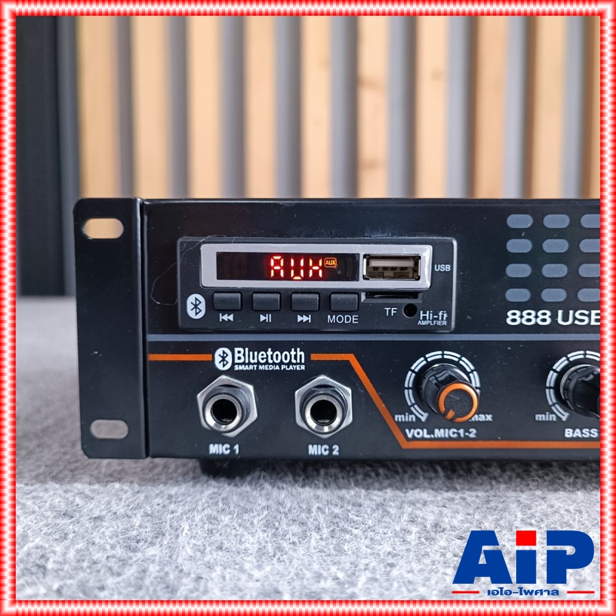 COMSON MONO888 แอมป์ USB บลูทูธ AC / DC ใช้ได้ทั้ง ไฟบ้าน ไฟรถ 12V คมสัน MONO-888 MONO 888 COM SON เอไอ-ไพศาล