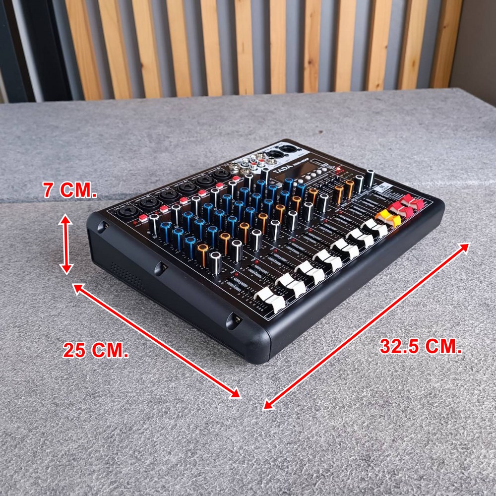 TADA NEW8-99DSP MIXER มิกเซอร์8 แชนแนล Bluetooth บลูทูธ เอฟเฟคแท้ ธาดา NEW8 99DSP เอไอ-ไพศาล