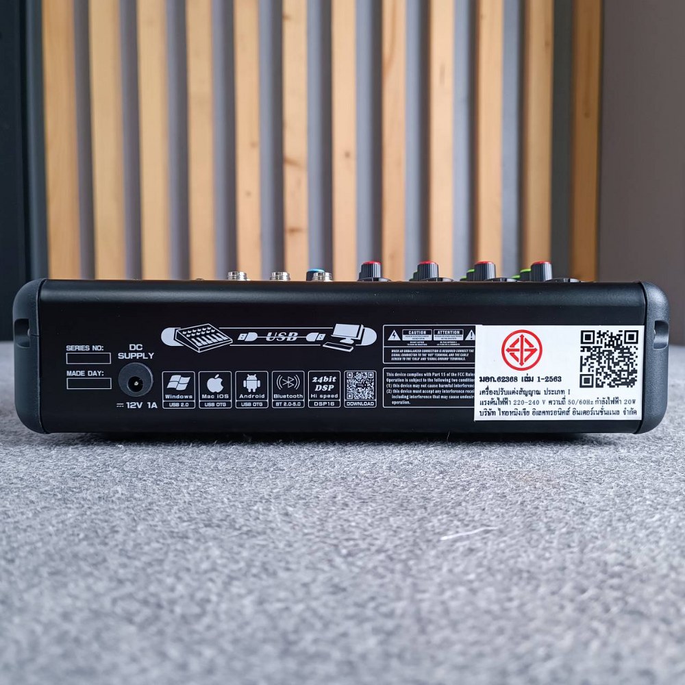 TADA LIVE-6 MIXER มิกเซอร์ ธาดา LIVE 6 LIVE6 Bluetooth มี USB เล่น Mp3 ได้ มีเอฟเฟกแท้ effect EQ 7 แบนด์ มี REC บันทึกเสียงได้ เอไอ-ไพศาล