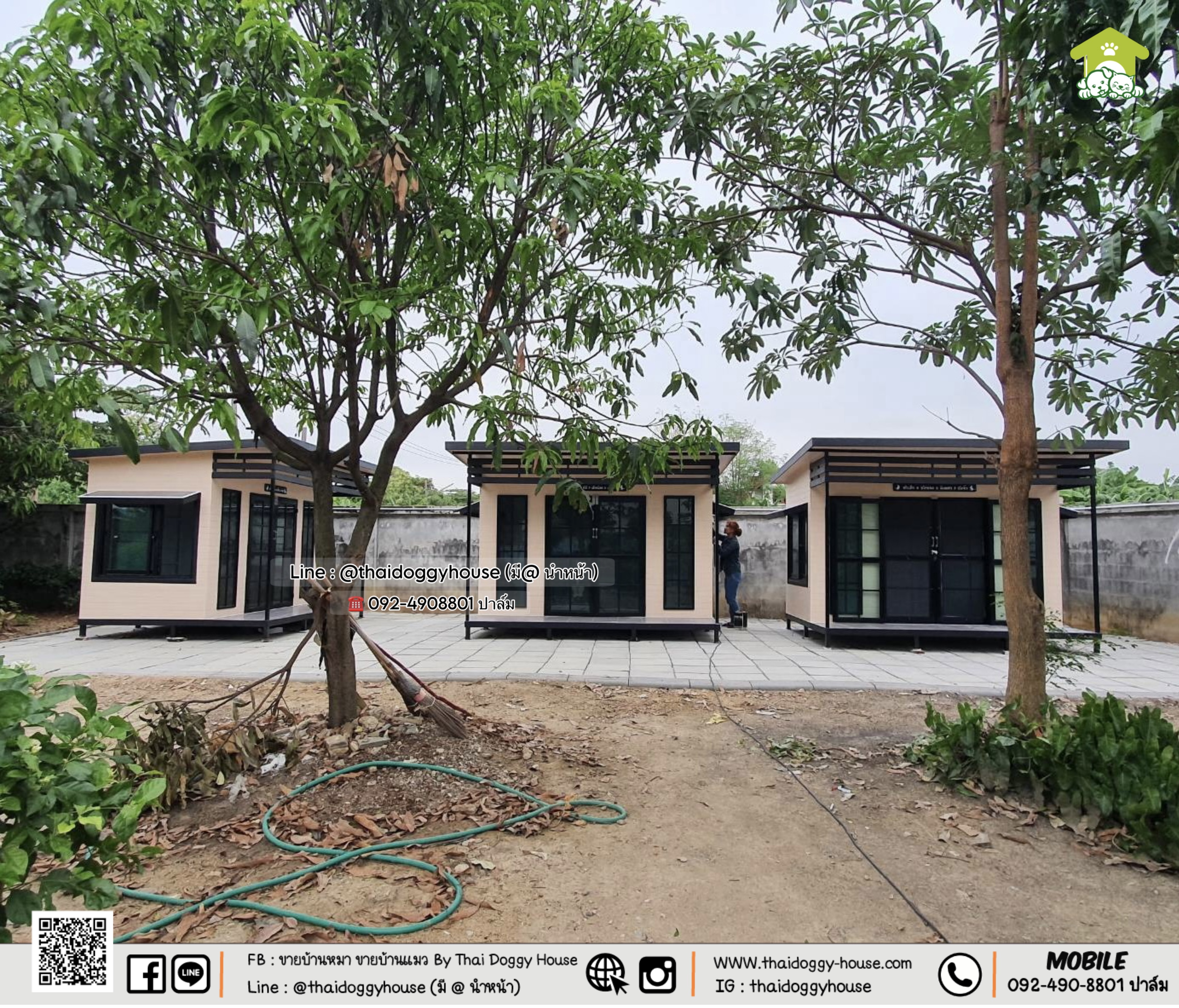 บ้านหมา บ้านแมว บ้านสัตว์เลี้ยง 𝐓𝐡𝐚𝐢 𝐝𝐨𝐠𝐠𝐲 𝐡𝐨𝐮𝐬𝐞 แบบบ้าน 𝐌𝐨𝐝𝐞𝐫𝐧 𝐒𝐭𝐲le