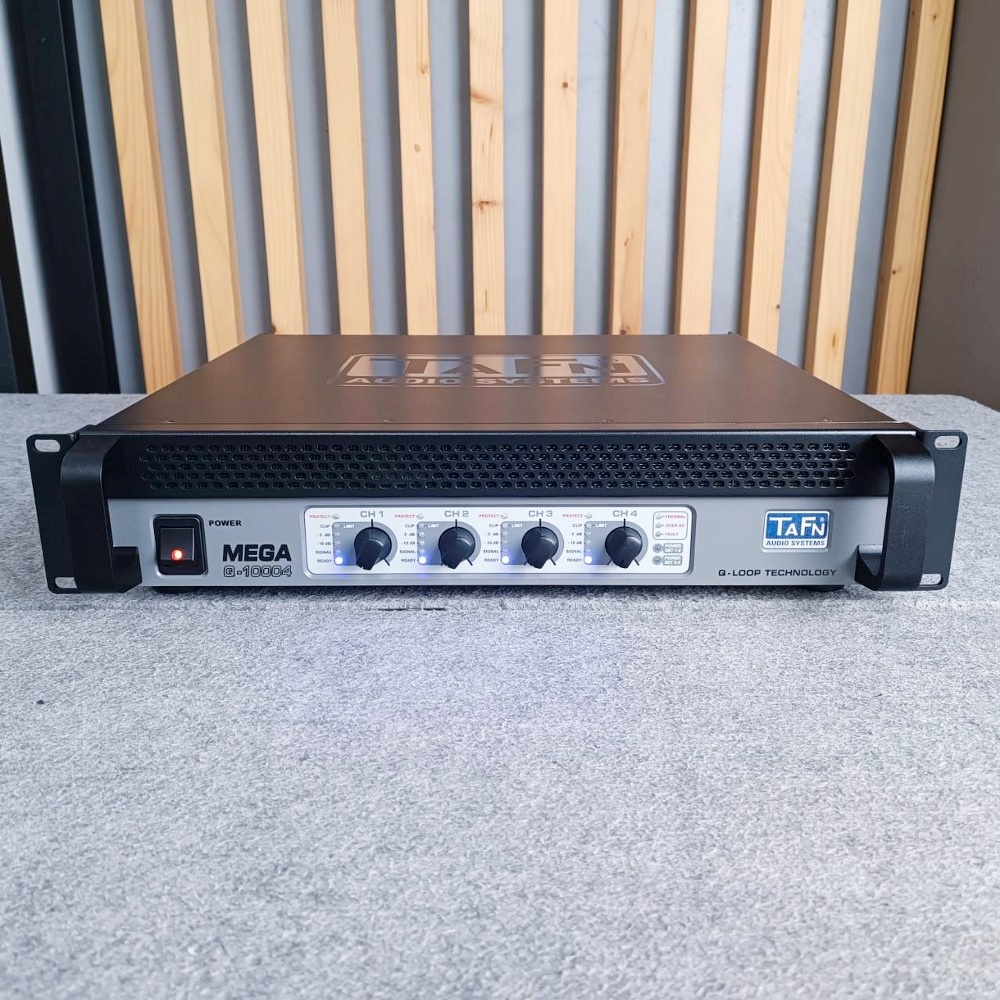 TAFN MEGA-Q10004PRO POWERAMP เพาเวอร์แอมป์ 4 แชนแนล กำลังขับ 2500 วัตต์ที่ 4 โอห์ม MEGA Q10004PRO MEGAQ10004PRO เอไอ-ไพศาล