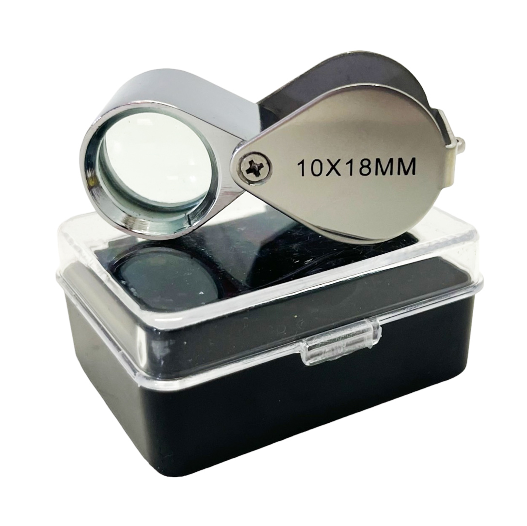 แว่นขยายส่องพระ เลนส์ขยาย 10×21mm เลนส์แก้วกล้องส่องพระ เหรียญ งานจิวเวลรี่ เพชรพลอย เลนส์ขยาย10× ชัดแจ๋ว ส่องง่ายสบายตา