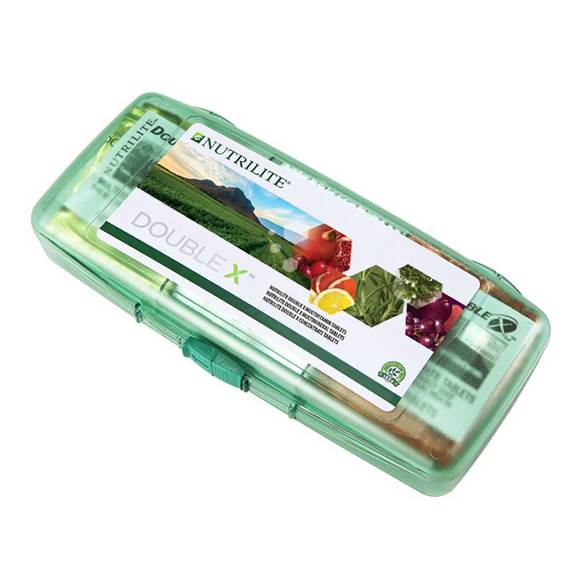 Nutrilite Double X 186 เม็ด มีกล่องสกัดจากผักผลไม้ 5 สี แดง ม่วง ส้ม ขาว เขียว มีสารสกัดไฟโตนิวเทรียน ดูมีสุขภาพดี