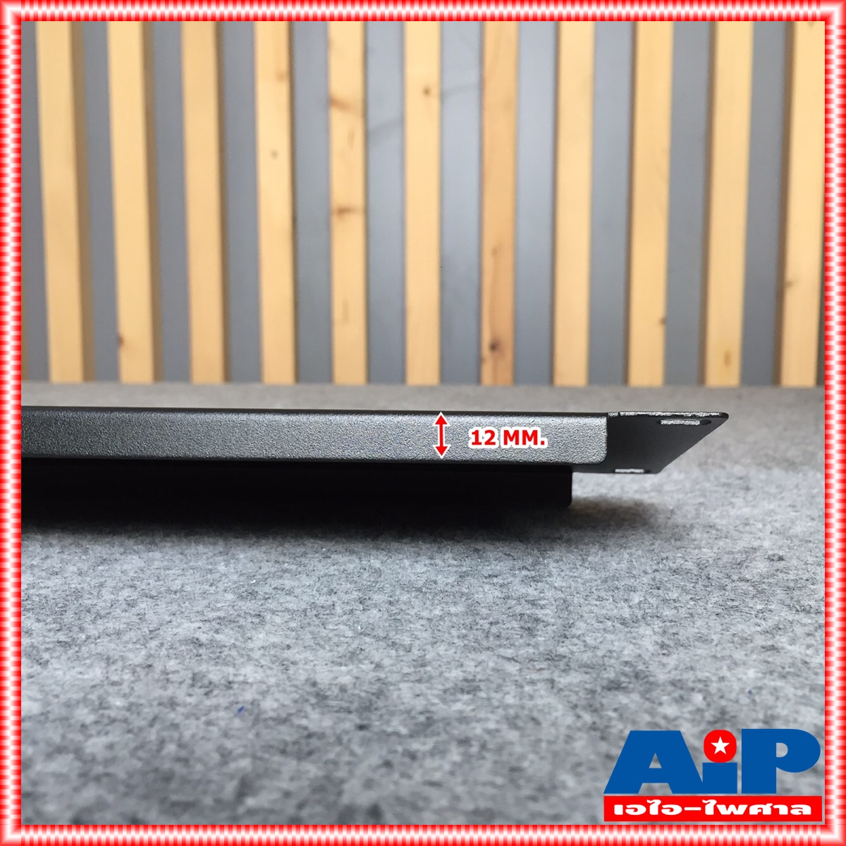 NPE BLANK PANEL 2U Ms-Blk แผ่นยึดแร็ค แผ่นปิดแร็ค 2 U แผ่นเหล็ก ปิดแร็ค อุปกรณ์แร็ค เอไอ-ไพศาล