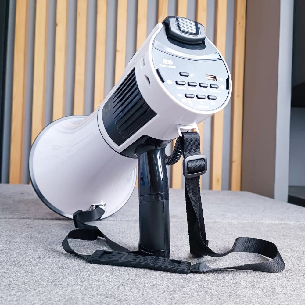 NPE SR-56 โทรโข่ง อัดเสียง ชาร์จแบตได้ USB Bluetooth Megaphone SR 56 SR56 เอไอ-ไพศาล