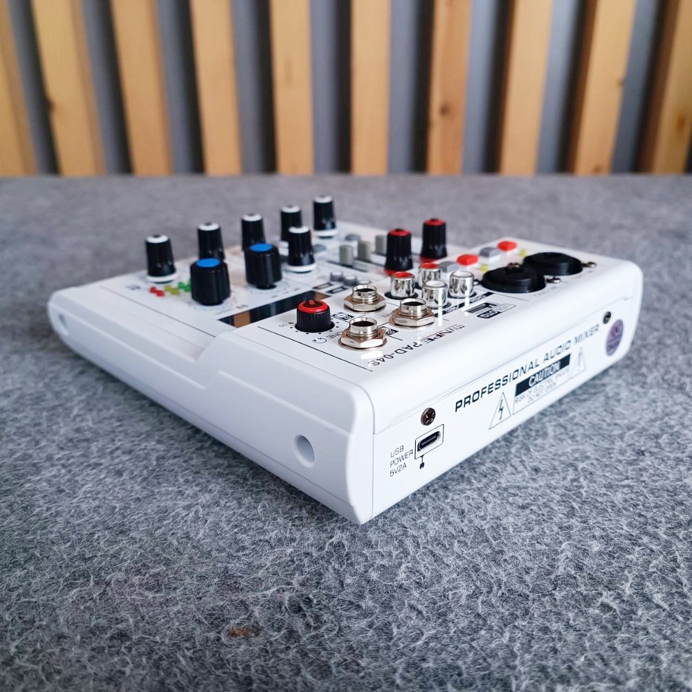 MYNPE PAD-04S mixer มิกเซอร์อนาลอก 2 ชาแนล 2 ไมค์ 1 สเตอริโอ เอฟเฟคแท้ในตัว 99DSP MY NPE PAD 04S PAD04S เอไอ-ไพศาล