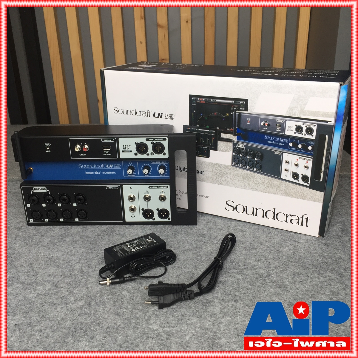 SOUNDCRAFT UI12 Digital Mixer มิกเซอร์ มิกดิจิตอล เครื่องปรับแต่งเสียง MIX UI 12 UI-12 เครื่องเสียง เอไอ-ไพศาล +++