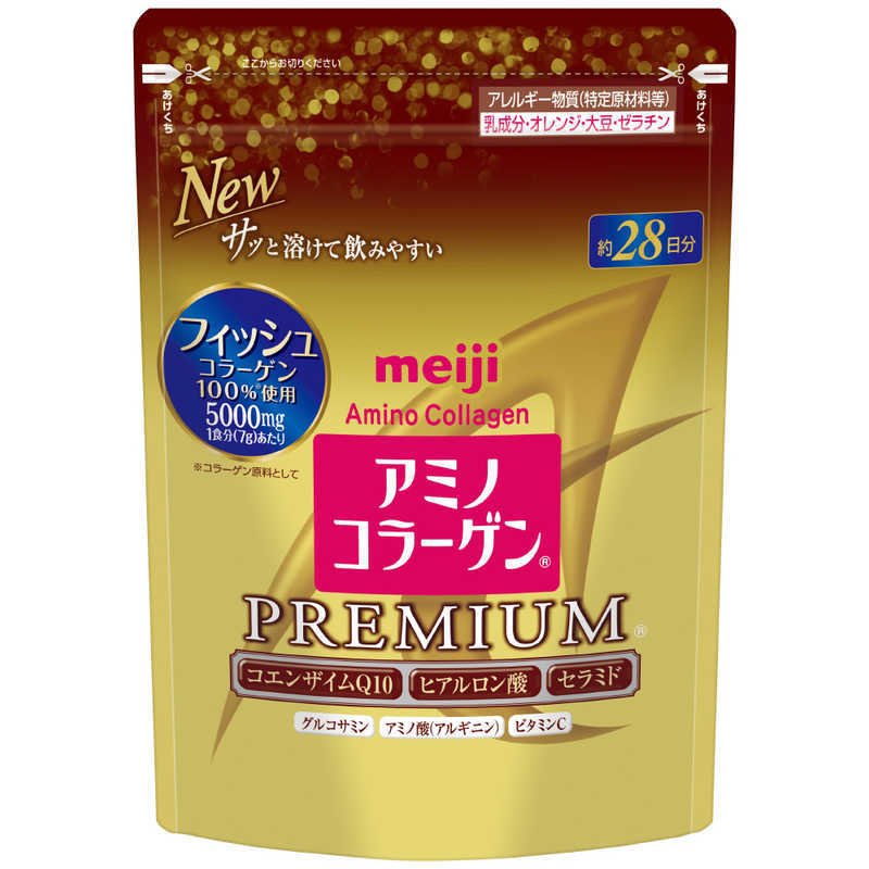 ⭐Meiji Amino Collagen Premium คอลาเจนพรีเมี่ยมเพื่อผิวสวย เด้ง เด็ก สูตรพรีเมี่ยมเข้มข้น