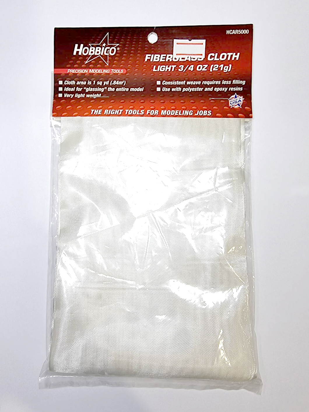 ผ้าไฟเบอร์ Hobbico Fiberglass Cloth 3/4 oz 21g