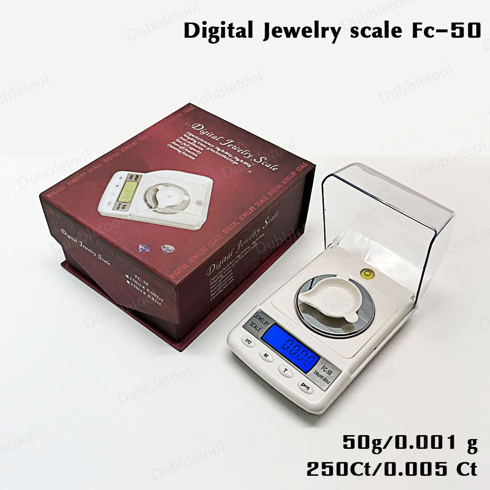 เครื่องชั่งเพชรดิจิตอล เครื่องชั่งดิจิตอล ชั่งสูงสุด 50g/0.001g 250Ct/0.005Ct เครื่องชั่งดิจิตอล เครื่องชั่งกะรัต Digital jewelry scale