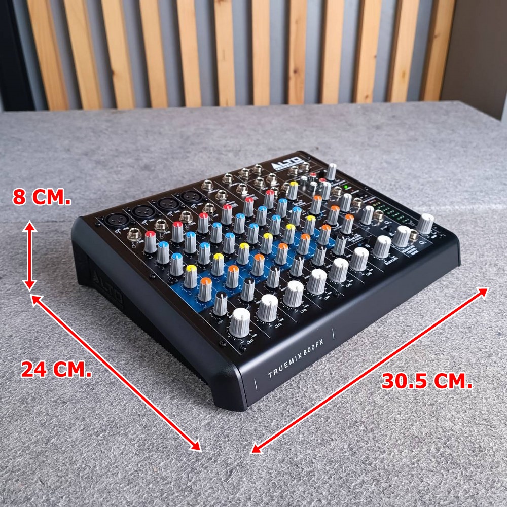 มิกเซอร์ ALTO TRUEMIX800FX mixer TRUE MIX 800 FX อัลโต้ mix สเตอริโอมิกเซอร์ ออกมาทดแทน ZMX122 ZMX122FX +++