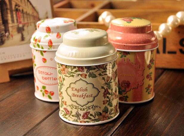 กล่องเหล็ก ดีไซน์ สไตล์วินเทจ ทรงกระบอก กล่องใส่ใบชา English Tea ชาไทย ชาจีน ชาอังกฤษ ใส่สมุนไพร กล่องสวย ๆ ของขวัญ ของที่ระลึก 844279