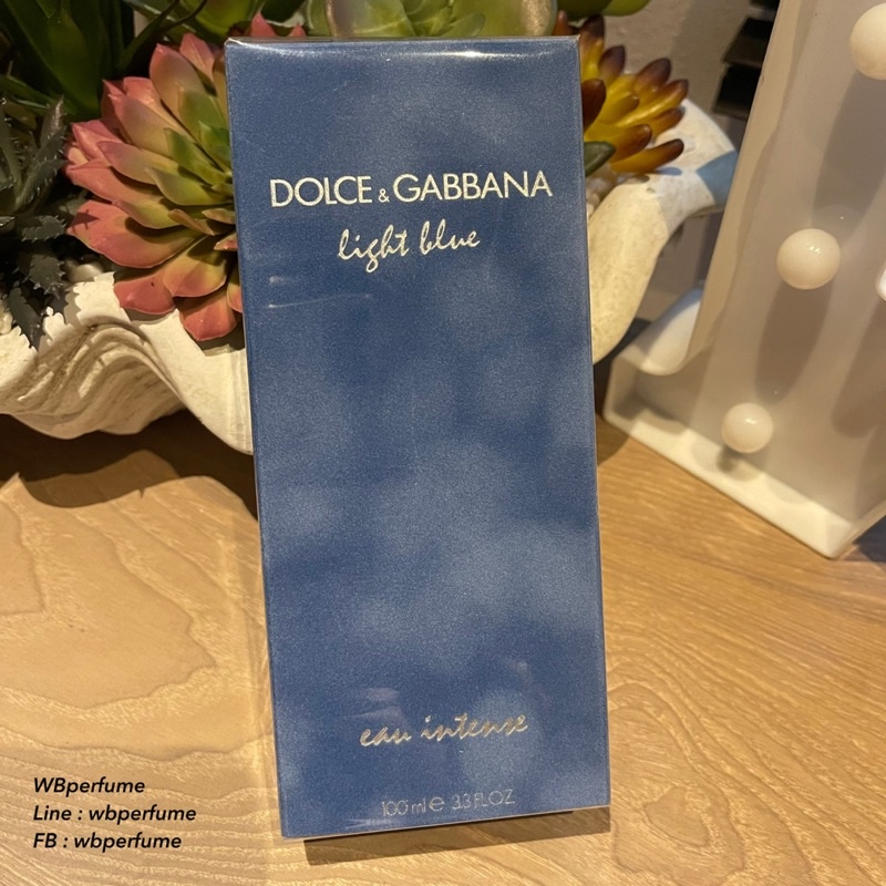 น้ำหอมของแท้ 100% Dolce & Gabbana Light Blue Eau Intense EDP Women 100 ml.