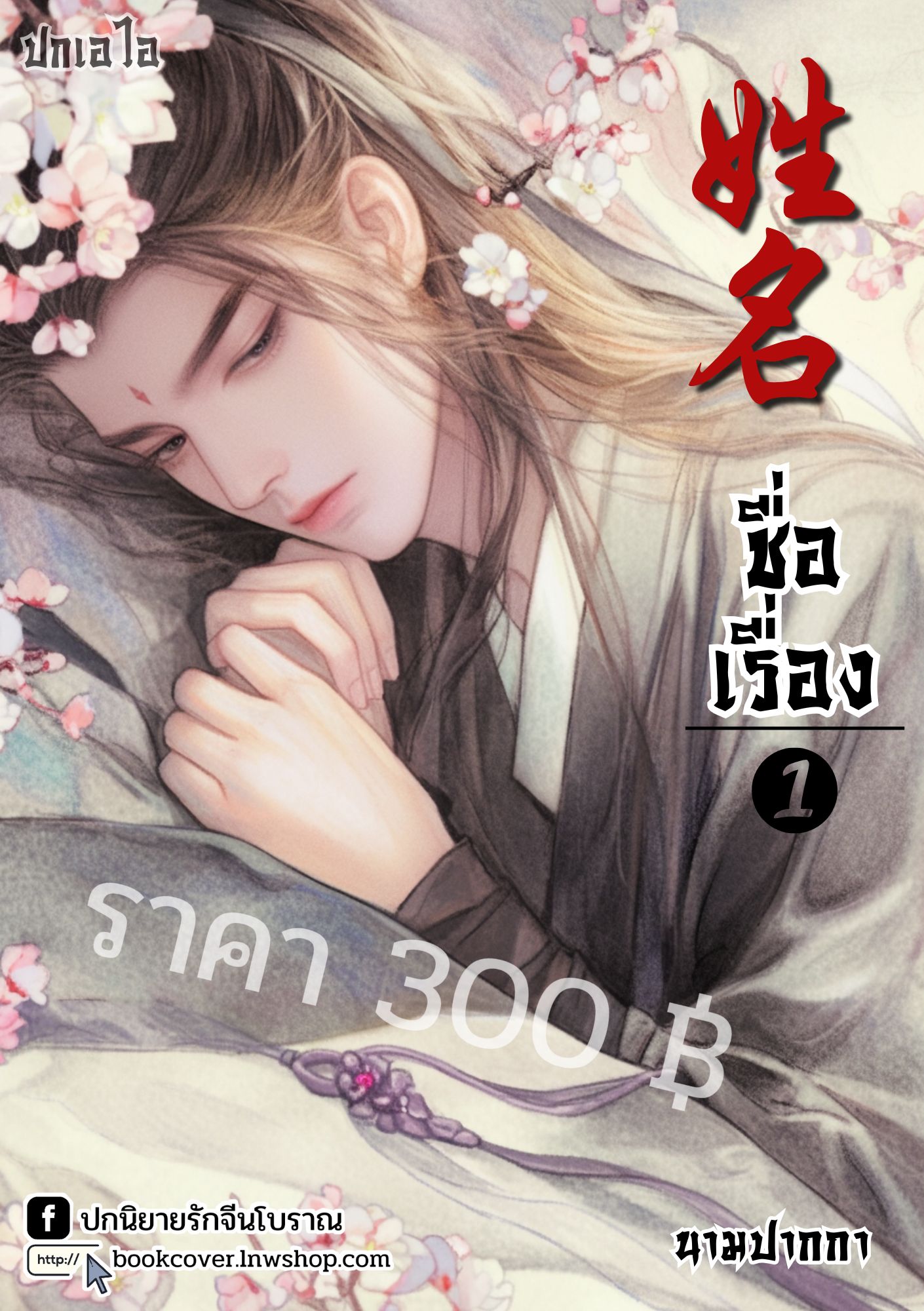 ปกเอไอ | ปกนิยายจีนโบราณภาพบุรุษรูปงาม