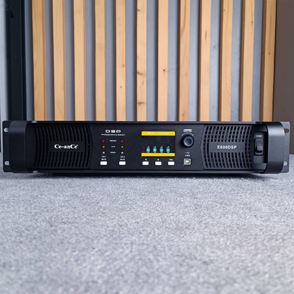 CEANCE E-600DSP POWER 2CH มีDSP เพาเวอร์แอมป์ แอมป์ E 600DSP POWER E600DSP แอมป์ Ce-ance poweramp CE AN CE power amp