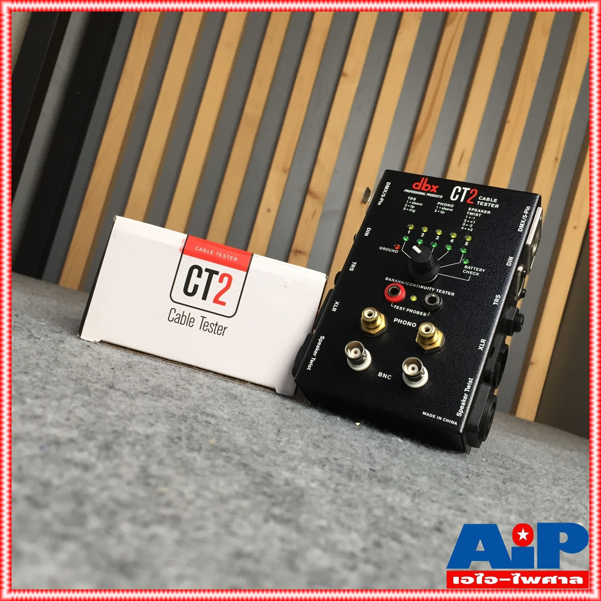 DBX CT2 cable tester ดีบีเอ๊กส์ CT 2 เครื่องเช็ค สายสัญญาณ เครื่องเช็คสาย เอไอ-ไพศาล +++