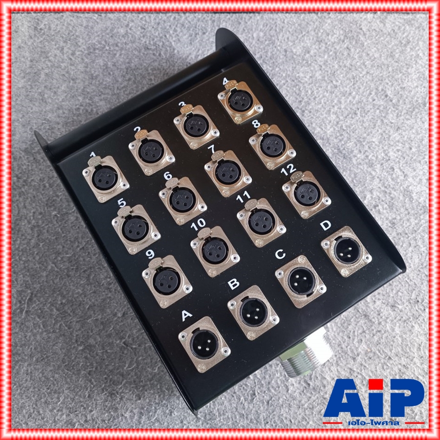 กล่องแจ็ค SSB-16XLR-CG กล่องมัลติคอร์ 16 ช่อง 12IN 4OUT บล็อกสายมัลติคอร์ SreXact เอไอ-ไพศาล