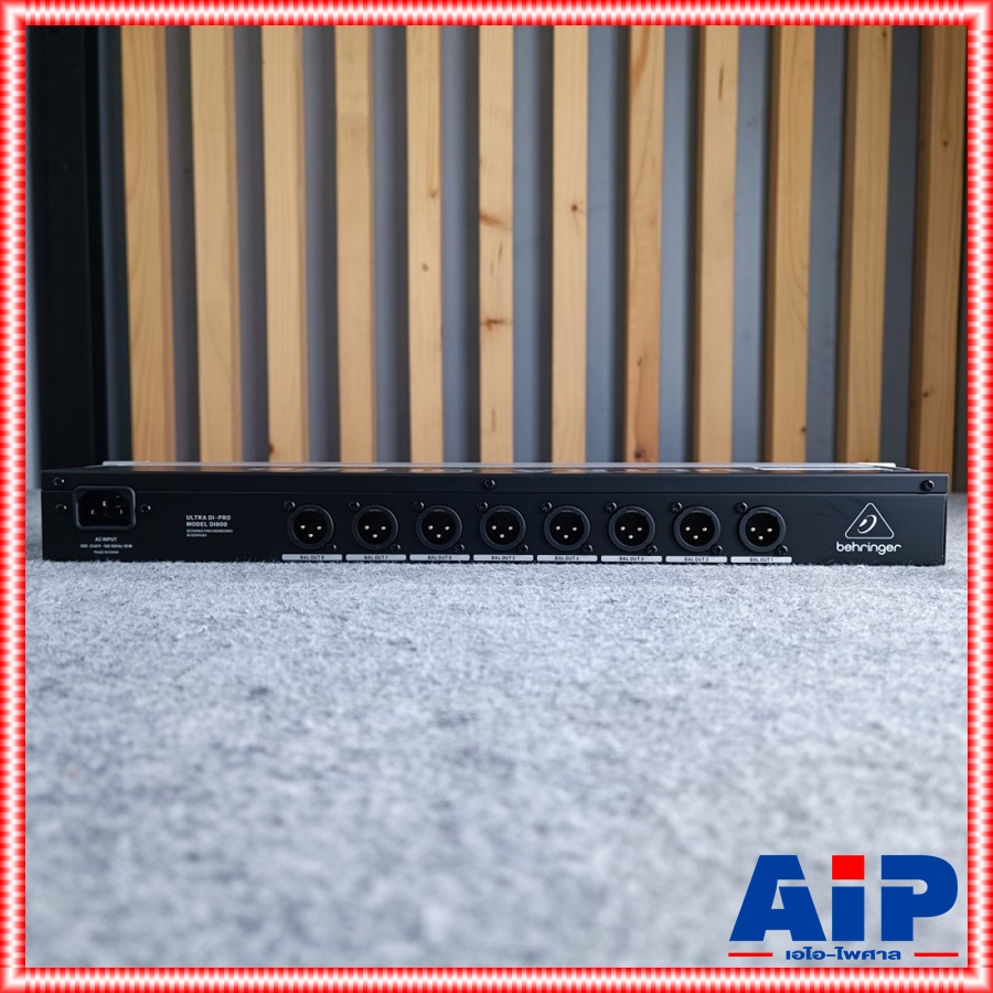 BEHRINGER DI800 V2 ULTRA DI กล่อง DI 800 DI-800 ไดเร็คบ็อก Professional and multi-purpose 8-channel direct injection box for stage and studio applications Provides impedanc and signal เอไอ-ไพศาล +++