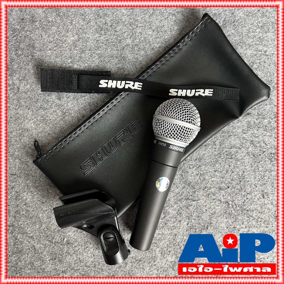 แท้มหาจักร* SHURE ไมโครโฟน รุ่น SM58LC SM58 SM 58 LC Dynamic Microphone ชัวร์ ไมค์ ไมค์สาย ไมค์ร้อง ไมค์พูด SM-58lc +++