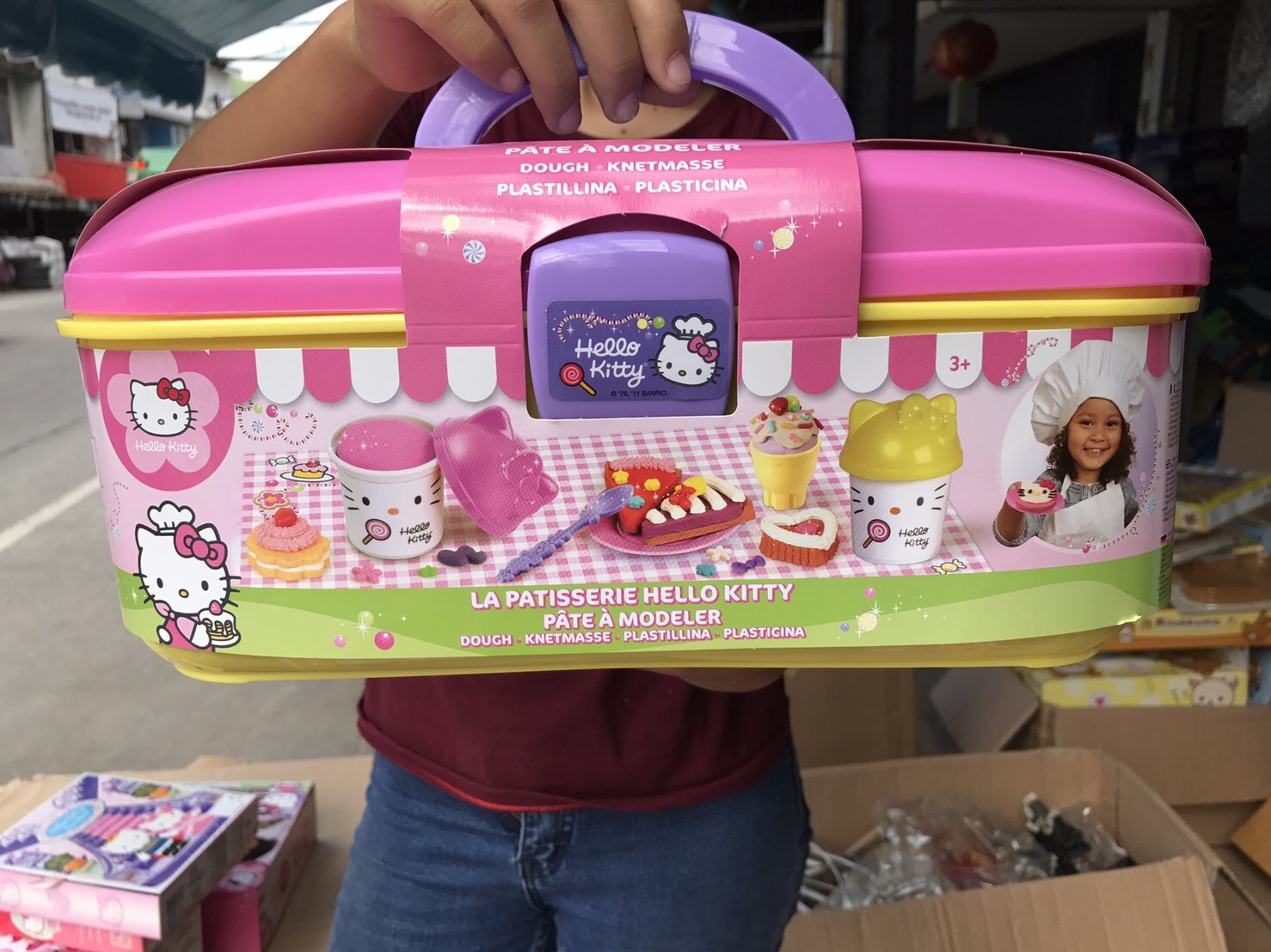 KT-HKP002 ชุดแป้งโดว์คิตตี้กระเป๋า ลิขสิทธิ์ถูกต้อง