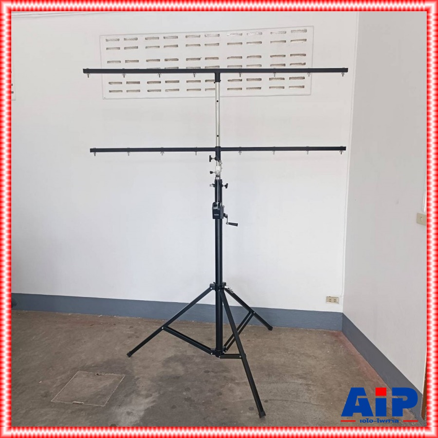 TADA DA-25T ขาตั้งไฟมีรอก2ชั้น ขาแขวนลำโพง+ไฟ2ชั้น ธาดา ขาตั้งไฟ ขาตั้งลำโพง แบบใช้รอก DA 25T DA25T เอไอ-ไพศาล