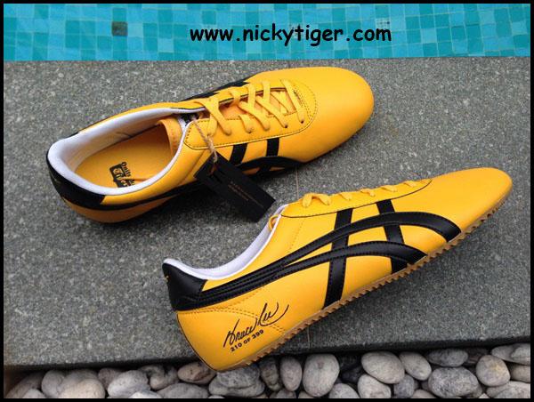 รองเท้าโอนิ ไทชิ Yellow / Black (X Bruce LEE) Rare item (Sz 38 euro คู่ที่ 038/100)