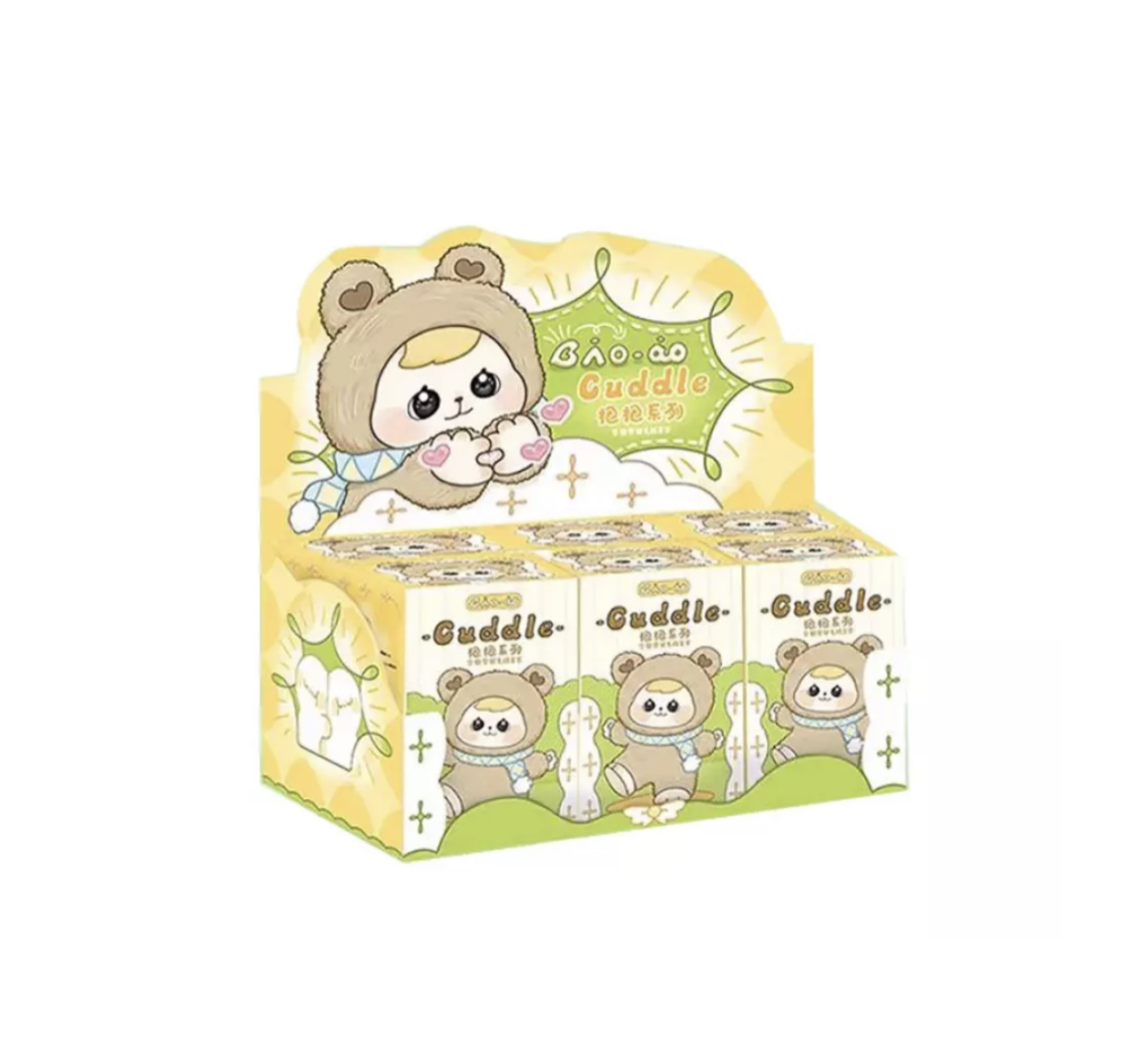 Bao-ao Cuddle Series Plush Dolls Unopened Blind Box Random Style Cute Doll Gifts ยกกล่อง
