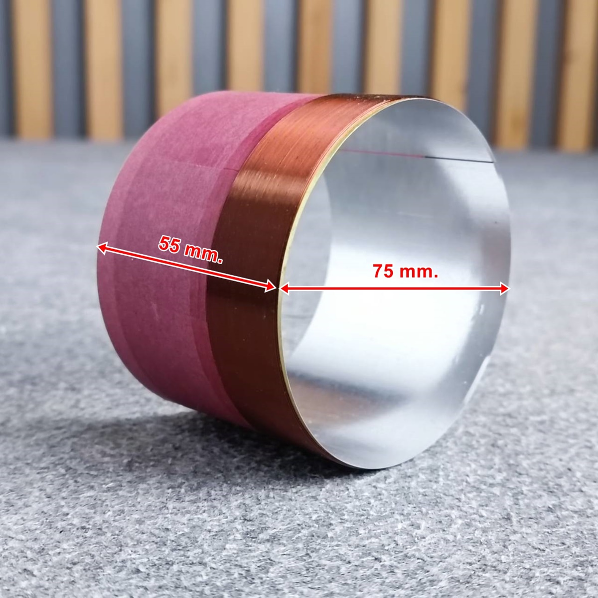 วอยซ์อลู เบอร์ 75 วอยซ์ วอยซ์ทั่วไปเบอร์75 วอยซ์เทียบเบอร์75 VOICE วอยซ์ลำโพง วอยซ์ ลำโพง ดอกลำโพง อะไหล่ลำโพง วอยซ์คอยล์ เบอร์75 เอไอ-ไพศาล