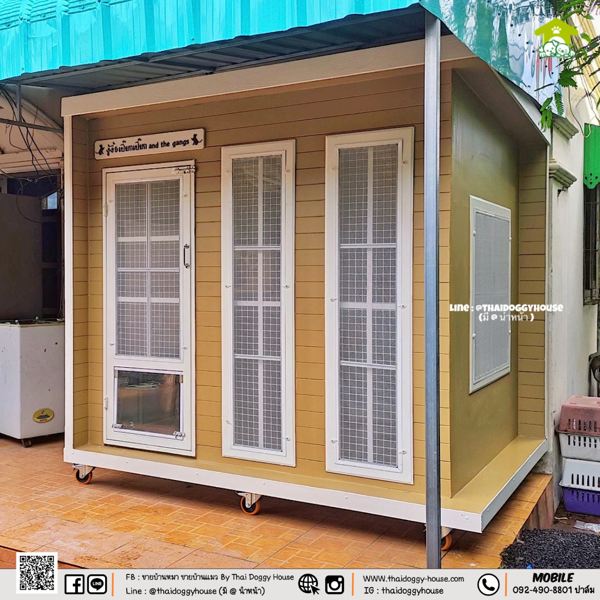 บ้านหมา บ้านแมว " 𝐁𝐎𝐗 𝐒𝐓𝐘𝐋𝐄 𝐁𝐘 𝐓𝐇𝐀𝐈 𝐃𝐎𝐆𝐆𝐘 𝐇𝐎𝐔𝐒𝐄 "