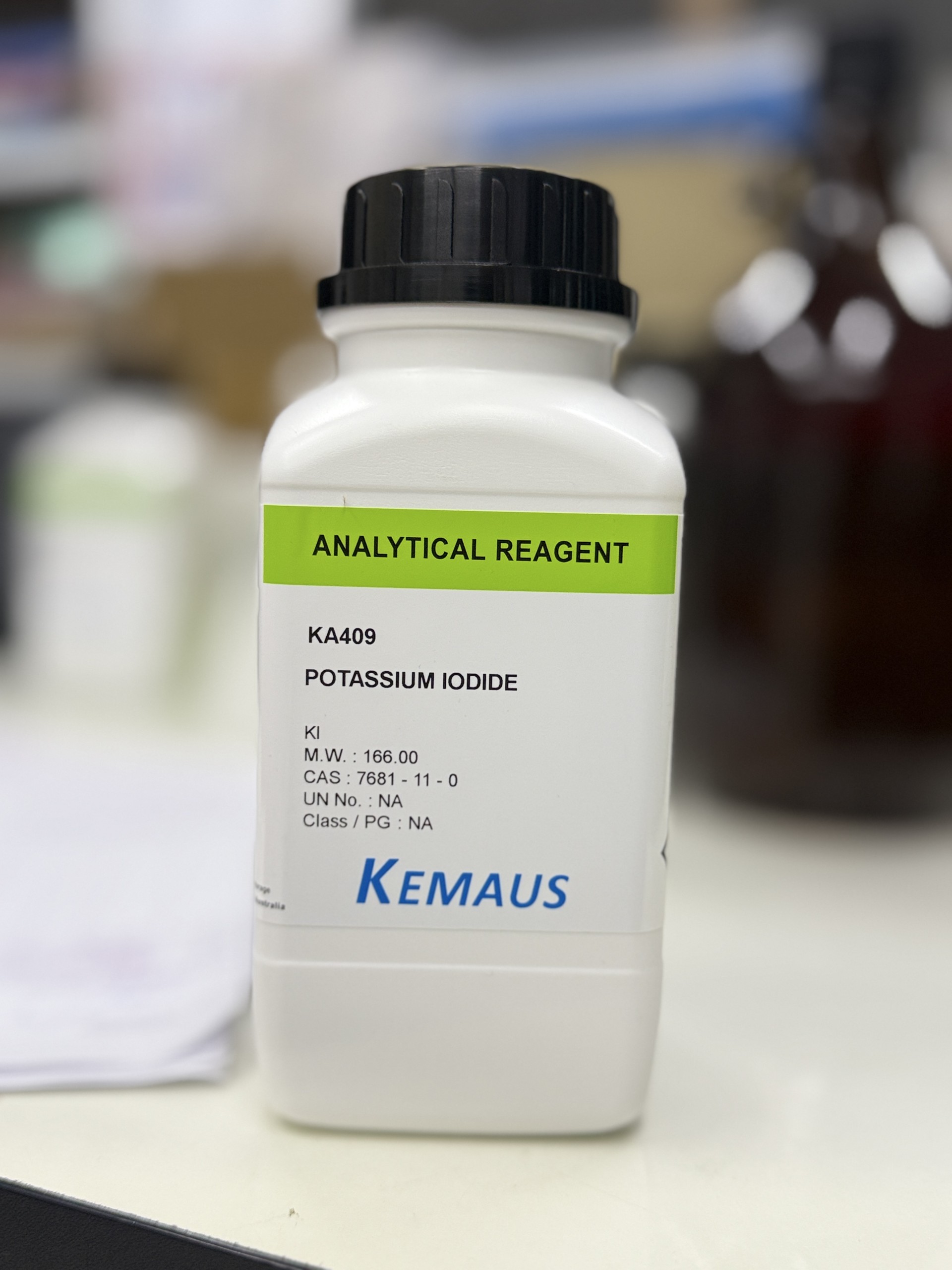 Potassium Iodide AR grade, 500 g