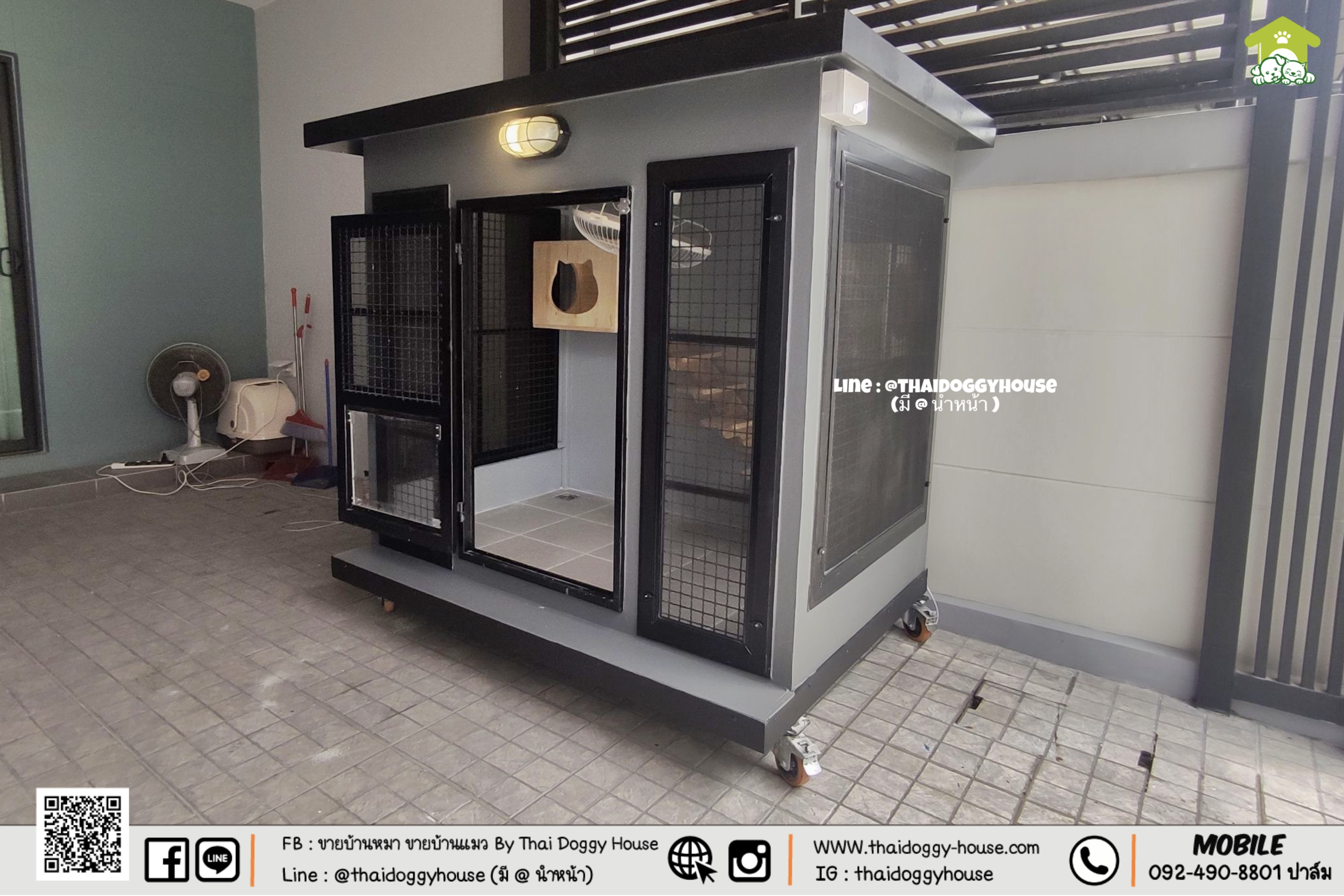 บ้านหมา บ้านแมว " 𝐁𝐎𝐗 𝐒𝐓𝐘𝐋𝐄 𝐁𝐘 𝐓𝐇𝐀𝐈 𝐃𝐎𝐆𝐆𝐘 𝐇𝐎𝐔𝐒𝐄 " &#x