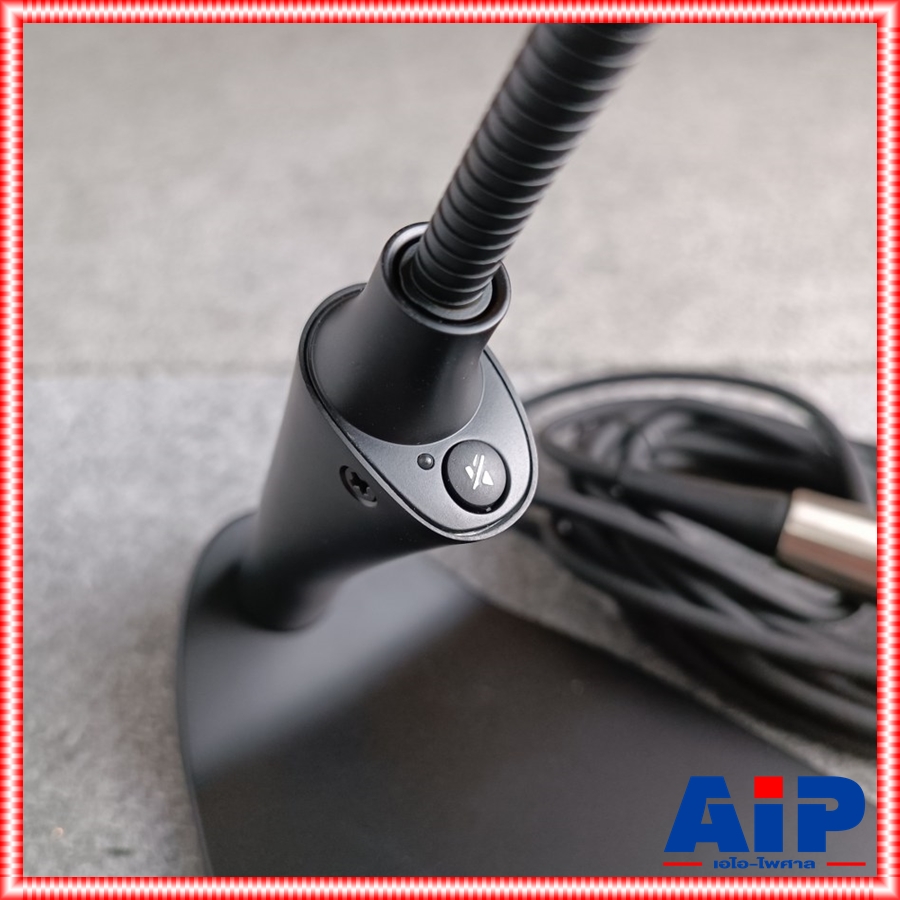 SHURE CVG18DS-B/C-X ก้านไมค์+ฐาน+มีสวิทซ์ ไมค์ตั้งโต๊ะพร้อมฐาน ไมค์คอนเดนเซอร์ ความยาวก้านไมค์ 45.7 ซม. CVG-18-DS-B CVG18DSB เอไอ-ไพศาล +++