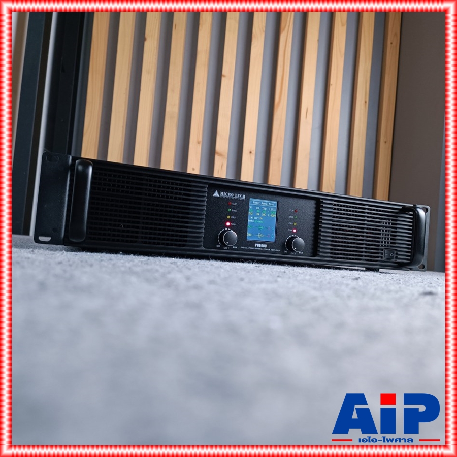 MICROTECH PH-6000 poweramp เพาเวอร์แอมป์ 2 แชนแนล คลาส H ไมโครเทค PH 6000 PH6000 MICRO TECH เอไอ-ไพศาล