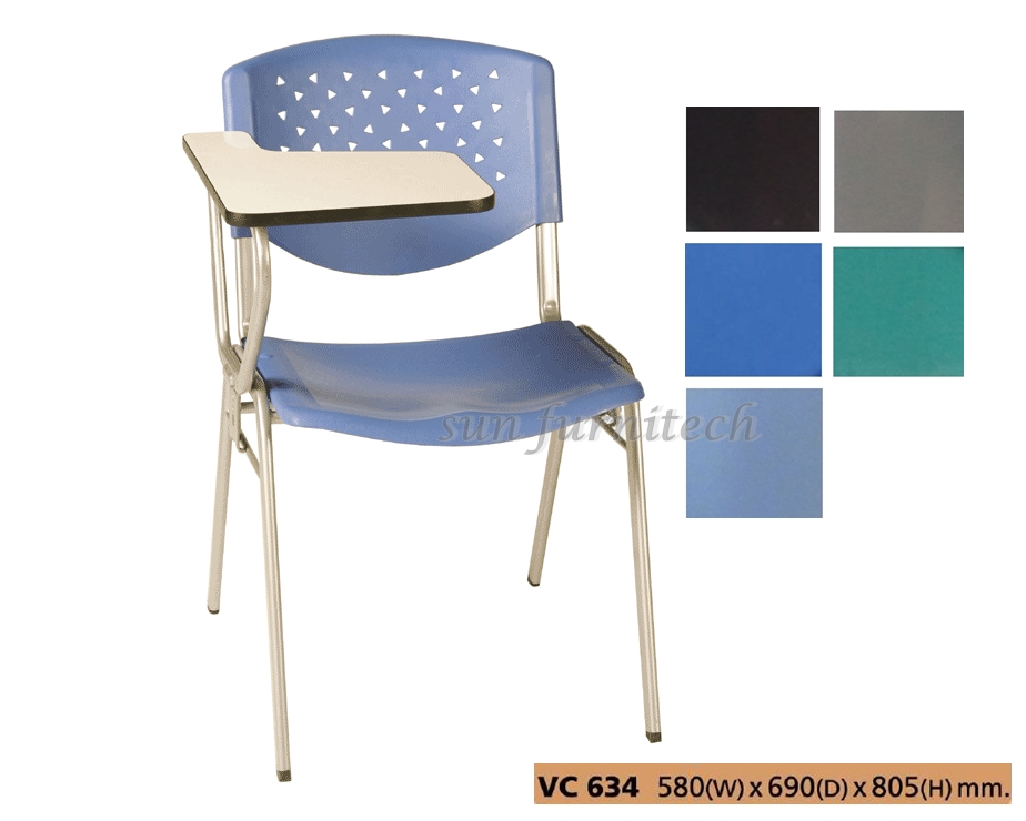 เก้าอี้เลคเชอร์ เก้าอี้ฟังบรรยาย ที่นั่ง-พนักพิงพลาสติก VC รุ่น VC-634