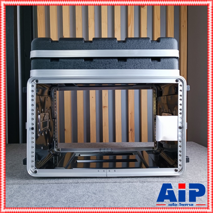 สีดำ NPE RACK RC-ABS6UM ลึก12นิ้ว กล่องใส่เครื่องเสียง RC ABS 6UM ABS 6 UM แร็คพลาสติก ABS6UM แร็ค กล่องแร็ค abs rack 6um เอไอ-ไพศาล