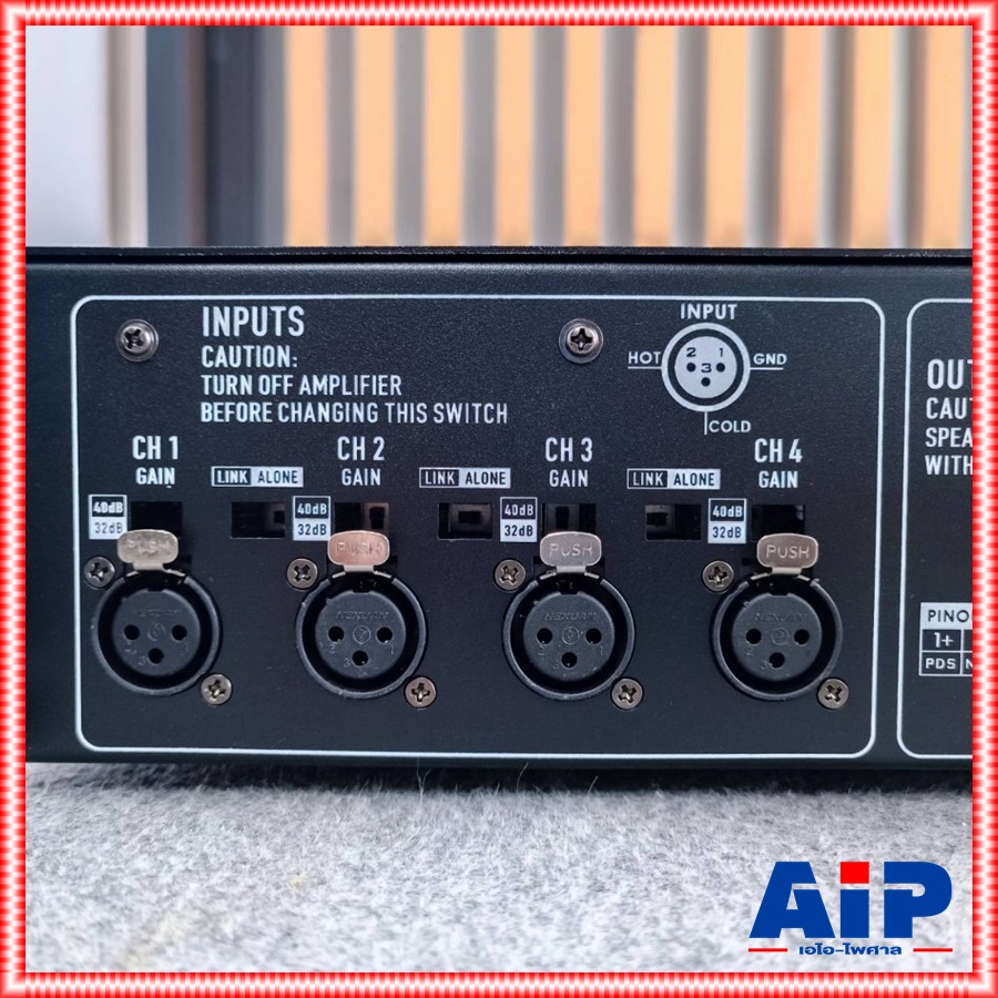 TADA H4C13.5 4CH x 1350W. เพาเวอร์แอมป์ 4 แชลแนล คลาส H POWER AMP H4C 13.5 H4 C13.5 1350วัตต์ x 4CH CLASS H tada ธาดา เครื่องขยายเสียง เอไอ-ไพศาล