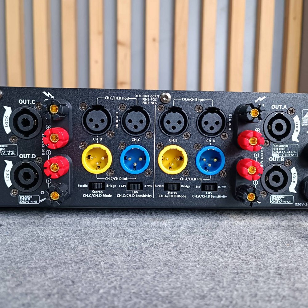 NTS PH-8004 poweramp 4CH เพาเวอร์แอมป์ กำลังวัตต์ 800W ที่ 8โอห์ม / 1250W ที่ 4โอห์ม เอ็นทีเอส PH 8004 PH8004 เอไอ-ไพศาล