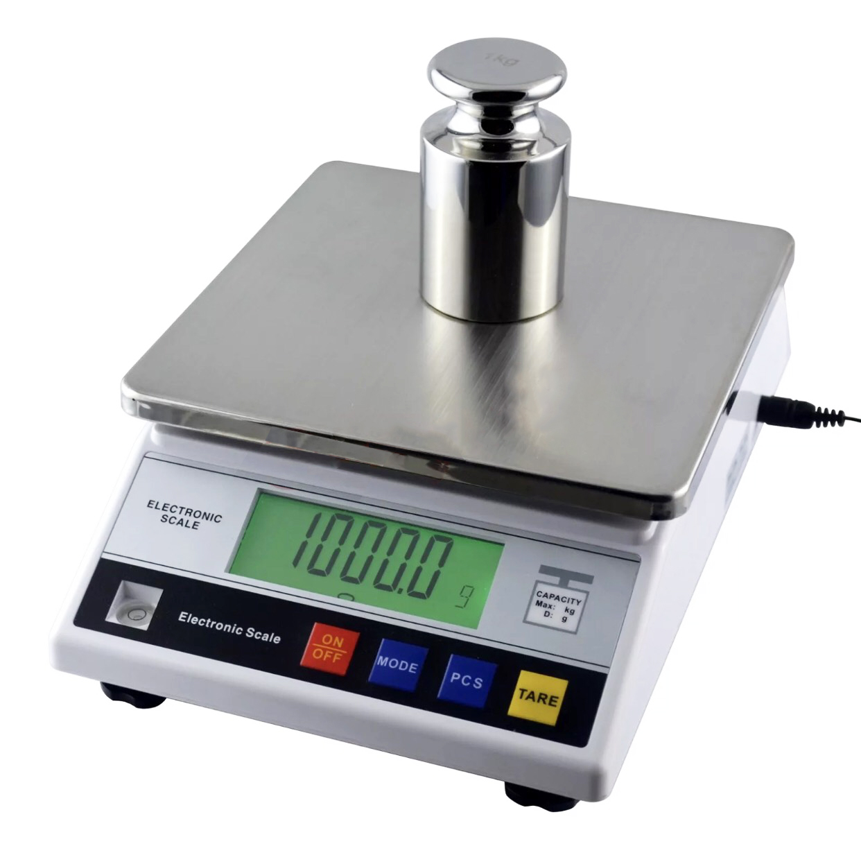 เครื่องชั่งดิจิตอลตั้งโต๊ะ 7.5kg ความละเอียด 0.1กรัม Digital Scale 7.5 Kg/0.1g
