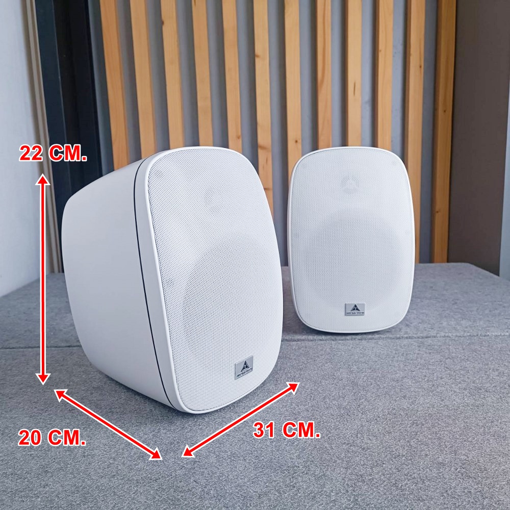 MICROTECH DSP-6050 ตุ้ลำโพงแขวนกันน้ำ สีขาว ลำโพงติดผนัง 6.5 นิ้ว ความดังสูงสุด 104dB SPL ไมโคร เทค DSP 6050 DSP6050 เอไอ-ไพศาล