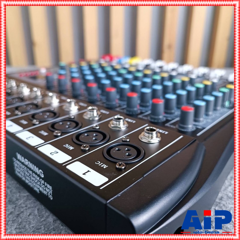 HOTROCK CT-80S MIXER เครื่องปรับแต่งเสียง สเตอริโอ มิกเซอร์ 8 ช่อง BLUETOOTH USB MP3 เอ็ฟเฟ็คแท้ ฮอทร็อค CT 80S CT80S เอไอ-ไพศาล
