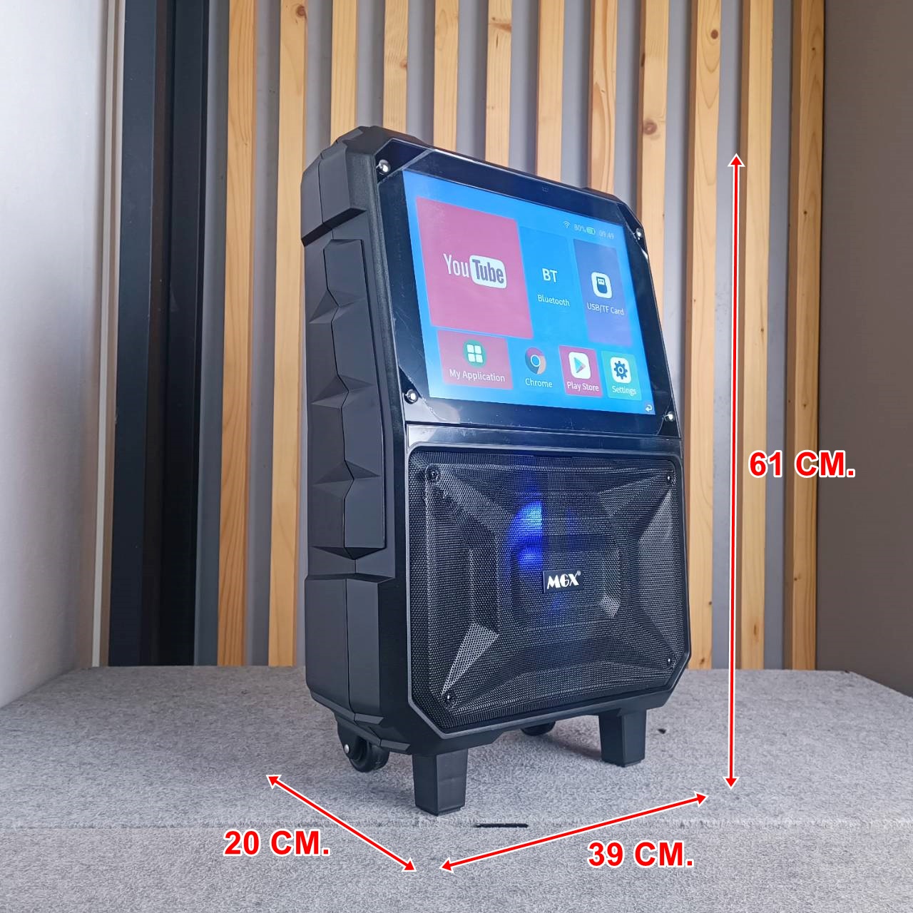 MGX MG-8911Q ลำโพง มีจอ14.1นิ้ว ลำโพงล้อลาก หน้าจอทัชสกรีน 14 นิ้ว MG 8911Q MG8911Q เอไอ-ไพศาล