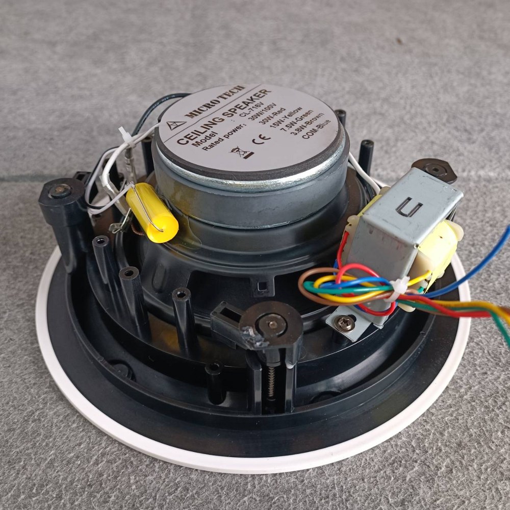 MICROTECH CL-716V ลำโพงฝังฝ้า 2ทาง โพง ลำโพงติดผนัง ฝังเพดาน ลำโพงติดเพดาน ลำโพงติดฝ้า CL 716V CL716V เอไอ-ไพศาล