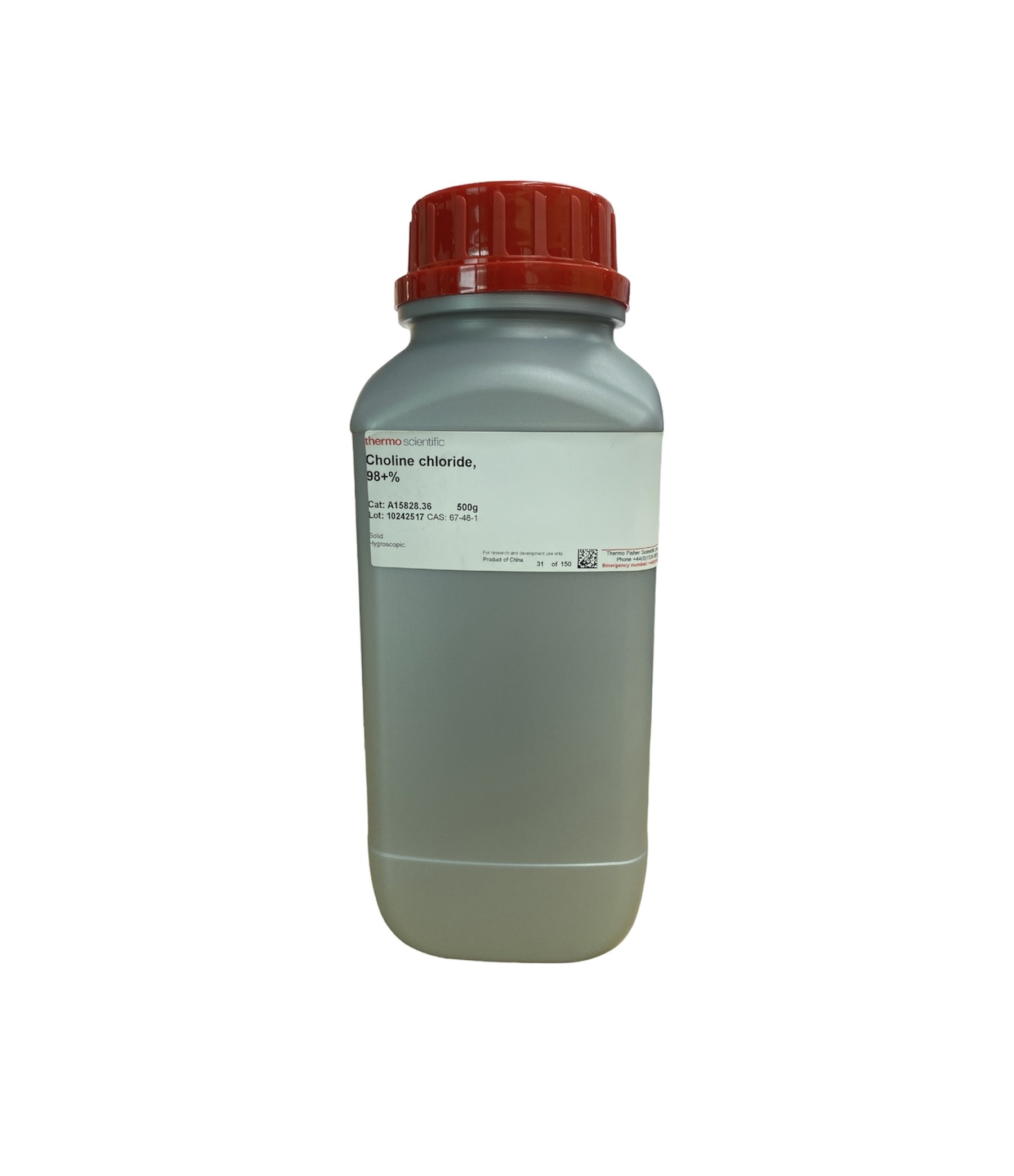 Choline Chloride 98%, 500 g -Thermoscientific USA