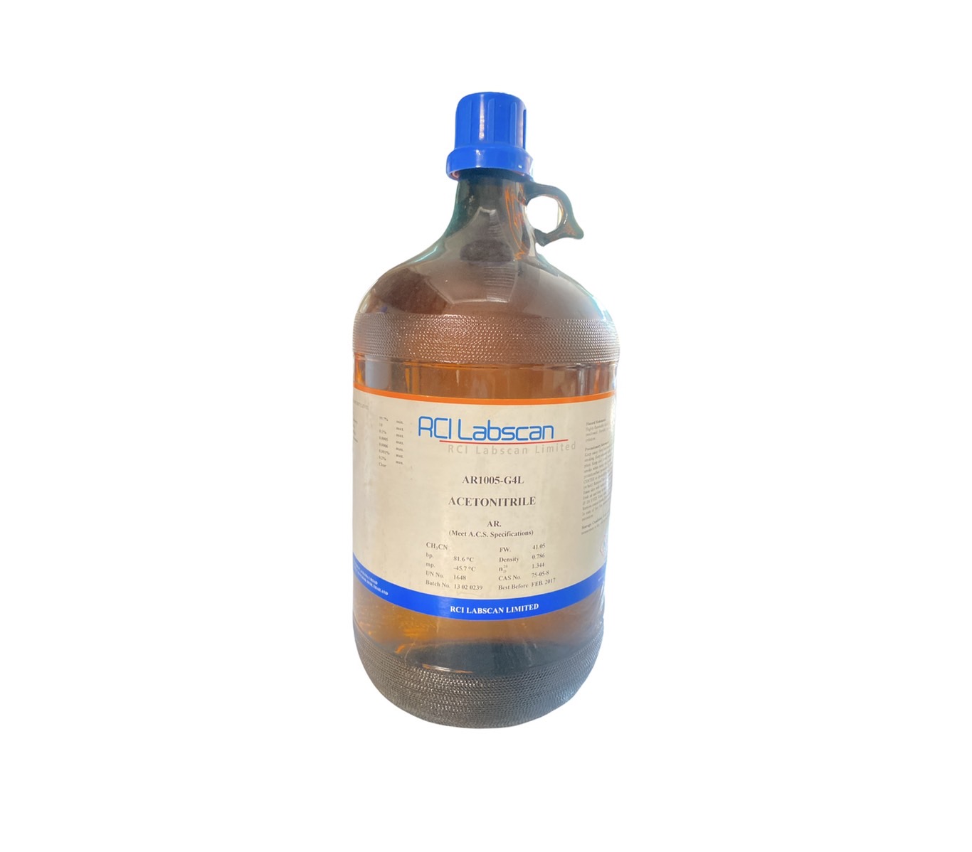 Acetonitrile AR, 2.5 L -Labscan