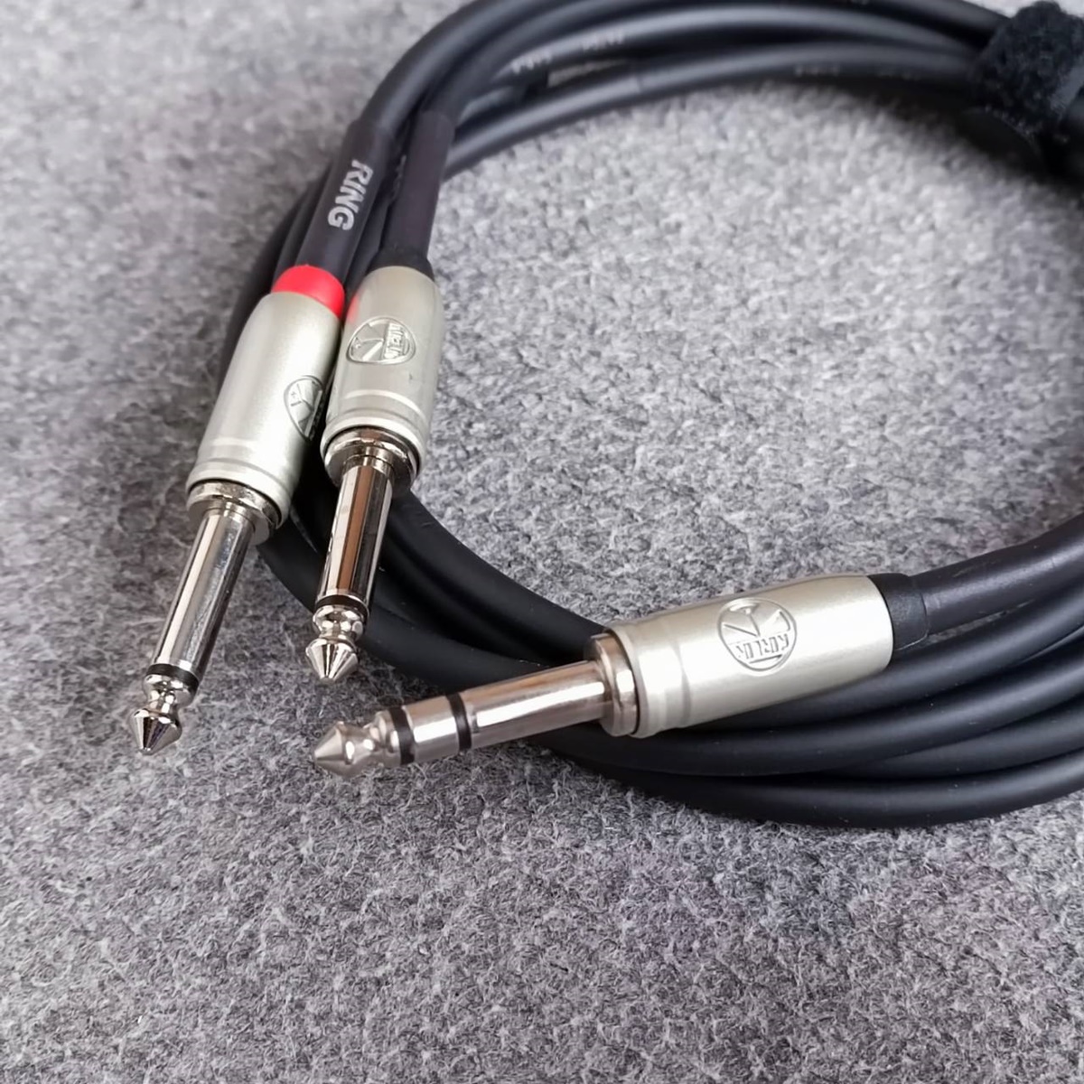 2เมตร KIRLIN Y-336PR สาย INSERT PHONE สเตอริโอ ออก Phone โมโนx2 ยาว 2เมตร 24awg สายสัญญาณสำเร็จรูป เอไอ-ไพศาล