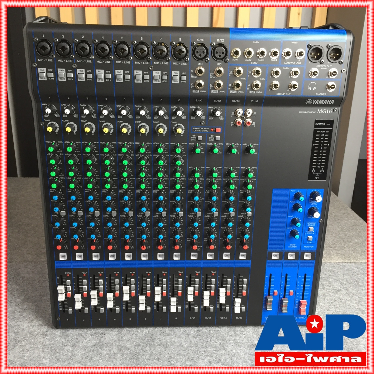 YAMAHA MG-16 MIXER มิกซ์ มิกเซอร์ มิกซ์YAMAHA เครื่องเสียง เครื่องปรับแต่งเสียง MIX เอไอ-ไพศาล +++