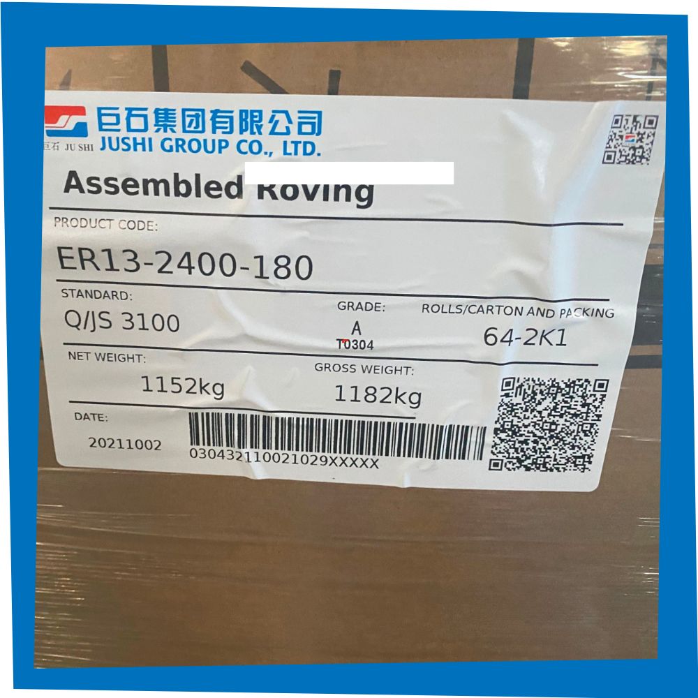 ใยพ่น #2400 จูชิ ( Spray Up Roving )