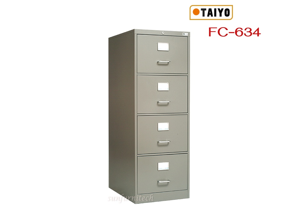 ตู้เก็บเอกสาร 4 ลิ้นชัก (มอก.), ตู้เก็บแฟ้มแขวน 4 ลิ้นชัก Taiyo รุ่น FC-634